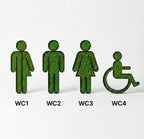 Design-Icon mit Moosinlay