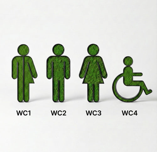 Design-Icon mit Moosinlay