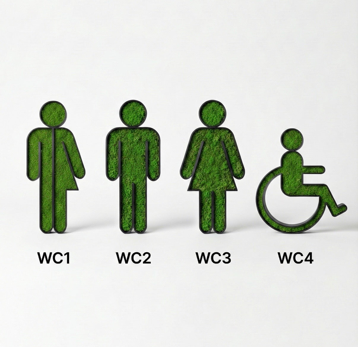 Moosbild Icon – Dekorative Wanddeko mit echtem Moos | Verschiedene Motive