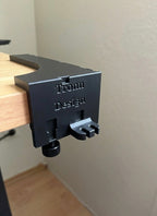 Modularer Schreibtisch Organizer für die Tischkante mit Kabel Clip ohne Bohren