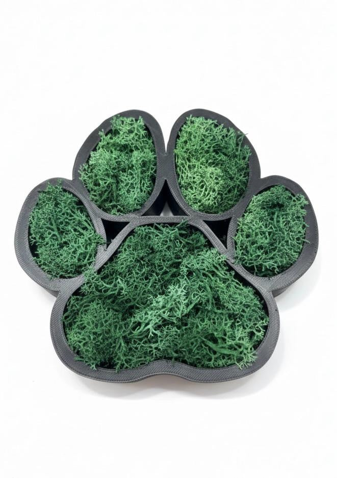 Design-Icon mit Moosinlay