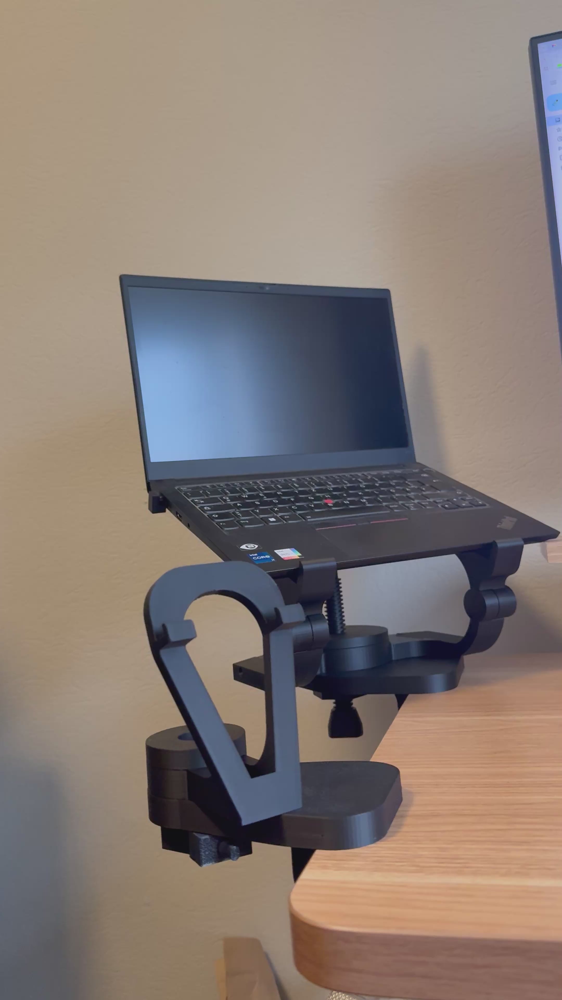 Tablethalter Tischkante ohne Bohren